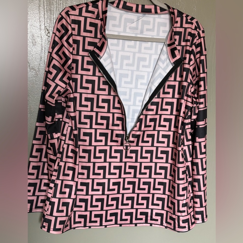 Long sleeve V neck Blouse